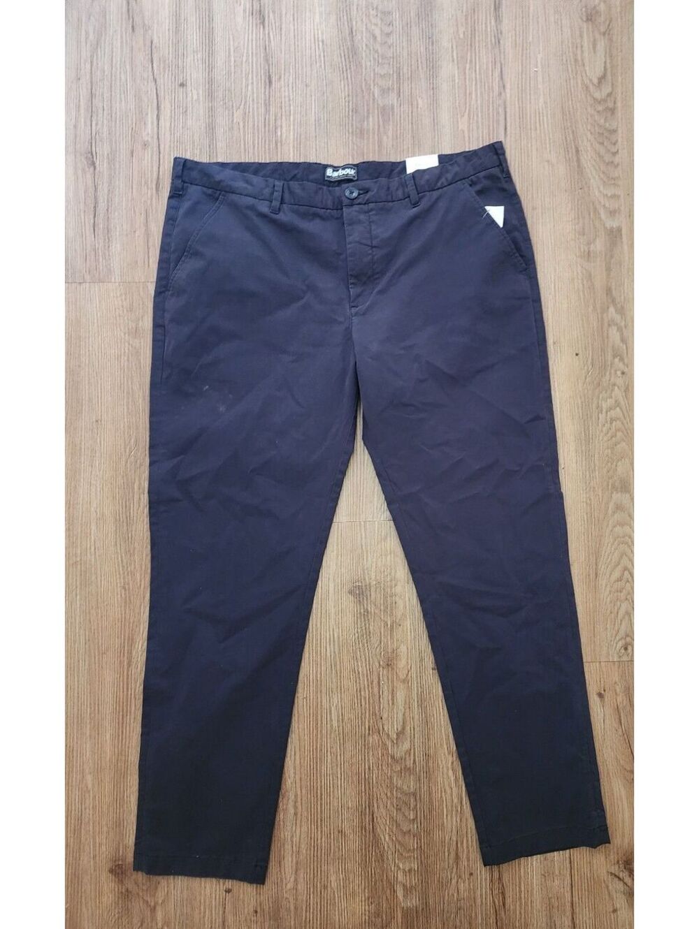 W42×L32 - New Barbour Regular Fit Dark Grey Men's Pants